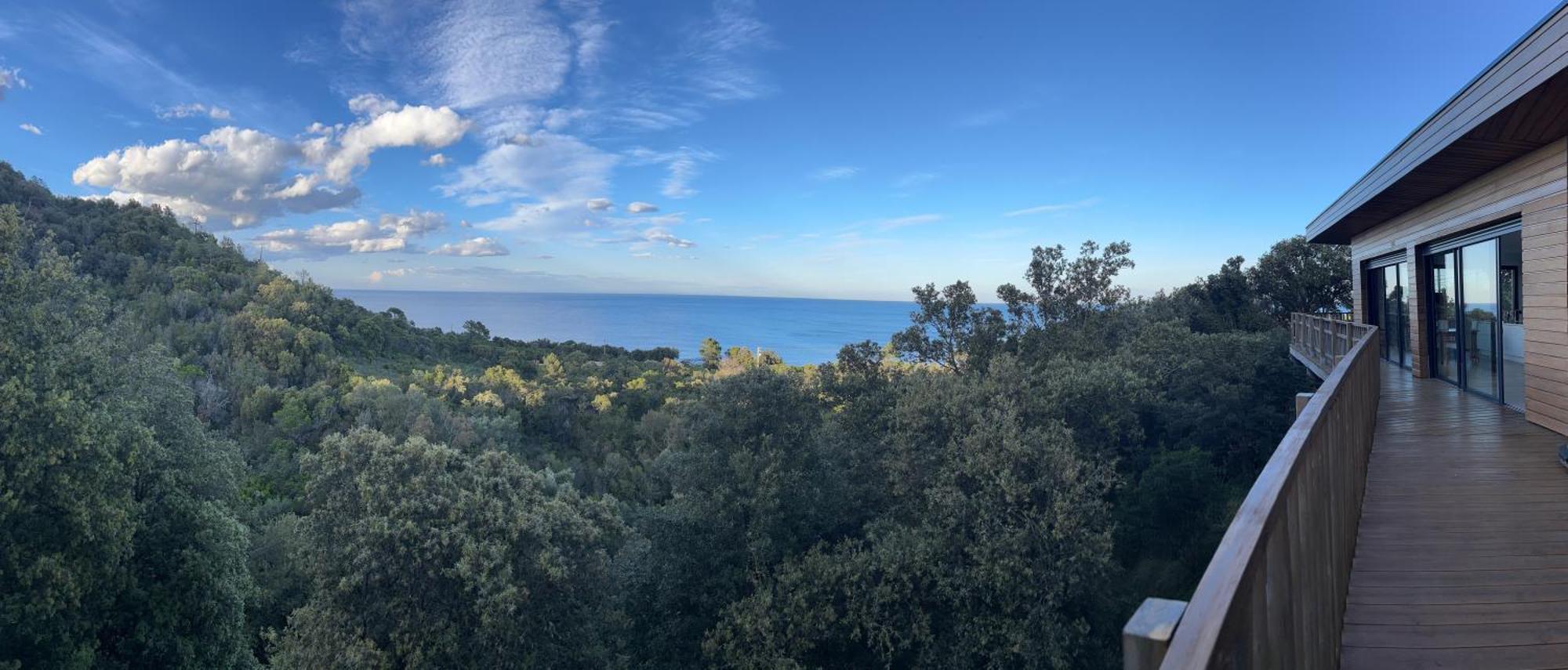 Villa L'Alpana En Bois Vue Mer A 180 Degres Sari-Solenzara Bagian luar foto